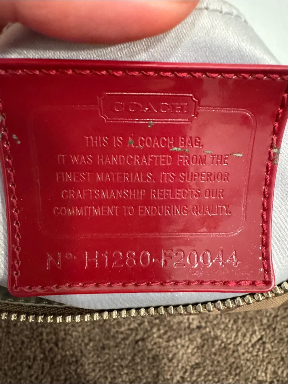 Coach poppy y2k shoulder bag purse 2 hangtags